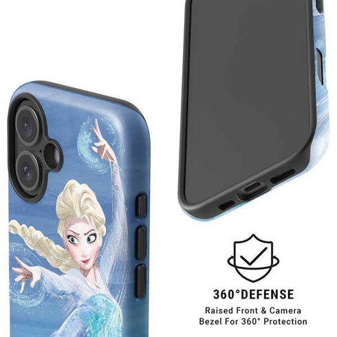 Disney Frozen Elsa Icy Powers Art iPhone 16 Plus Magsafe Impact Case